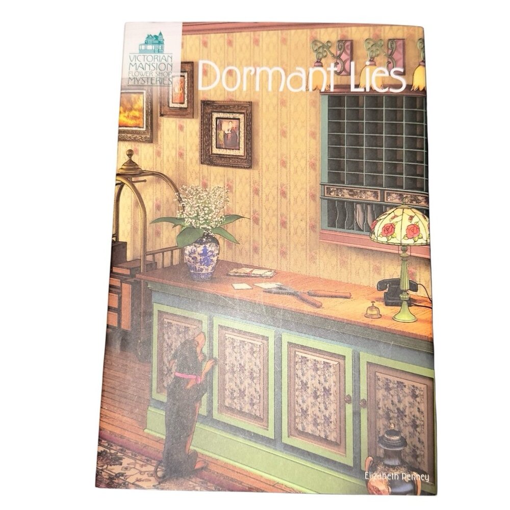 Victorian Mansion Flower shop Mysteries: Dormant Lies with Dust Jacket Bookmark